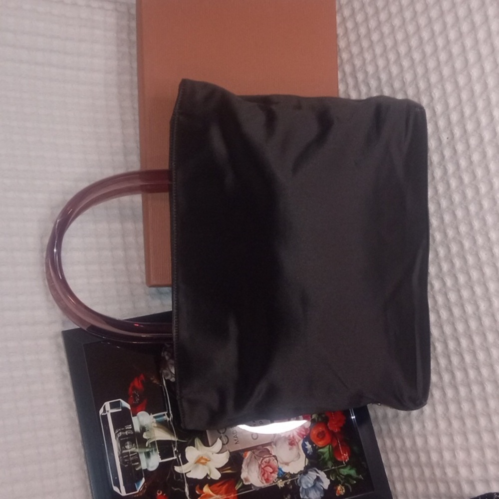 Prada Milano Mini Lucite Handle Satin Tote | GUC - Picture 11 of 12